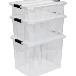 Kreher Master Box Aufbewahrungsbox 80 l 1-tlg. transparent