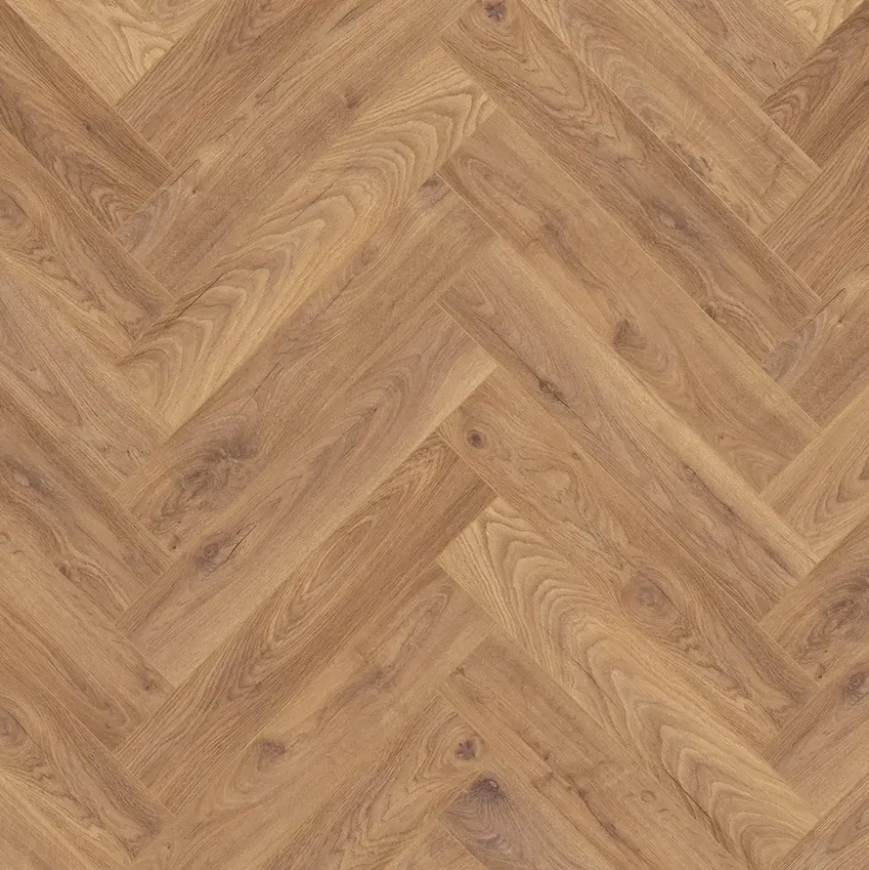 Kronoflooring Krono Original Herringbone 630 x 126 x 8 mm Firebrand Oak