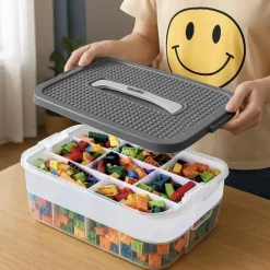 Kruzzel Stapelbox 35 l 4-tlg. transparent