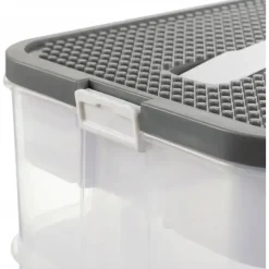 Kruzzel Stapelbox 35 l 4-tlg. transparent