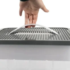 Kruzzel Stapelbox 35 l 4-tlg. transparent