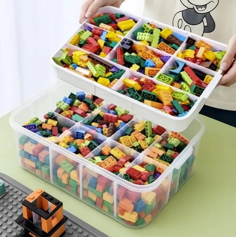Kruzzel Stapelbox 35 l 4-tlg. transparent