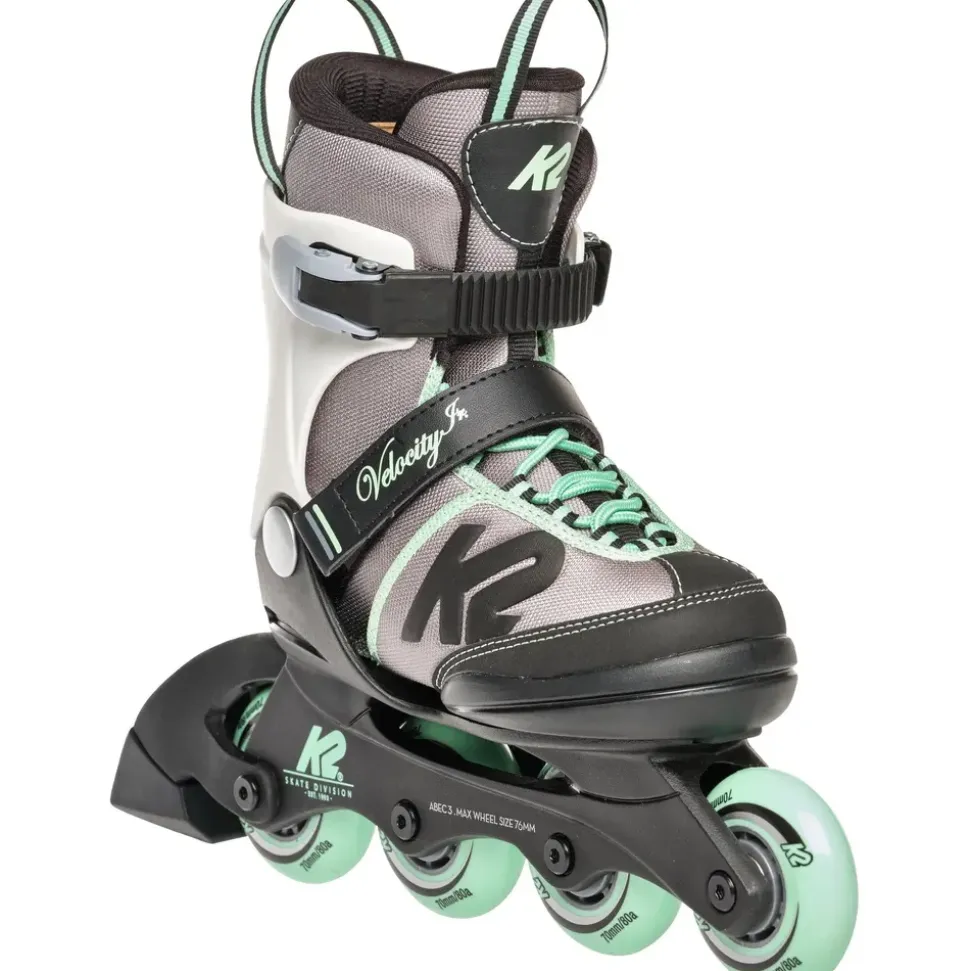 K2 Velocity Junior grey/green 29-34