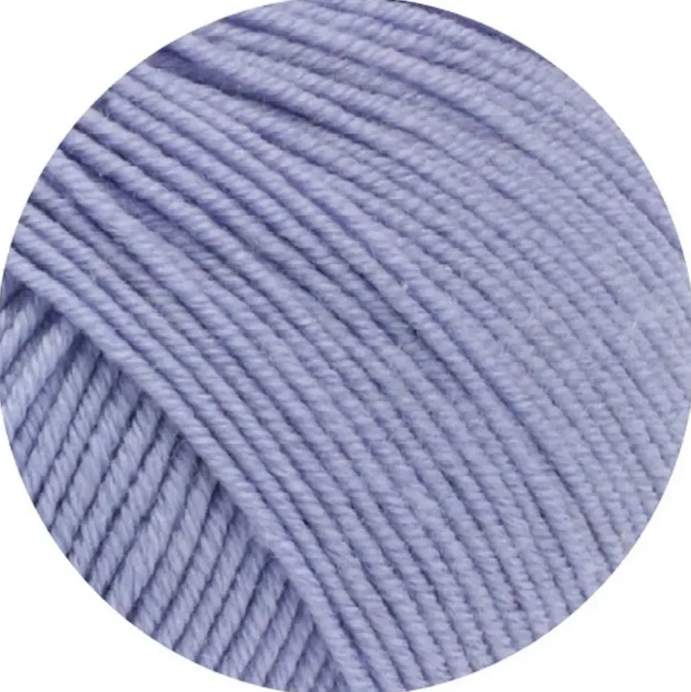 Lana Grossa Häkelwolle Cool Wool Uni Grau 50 g