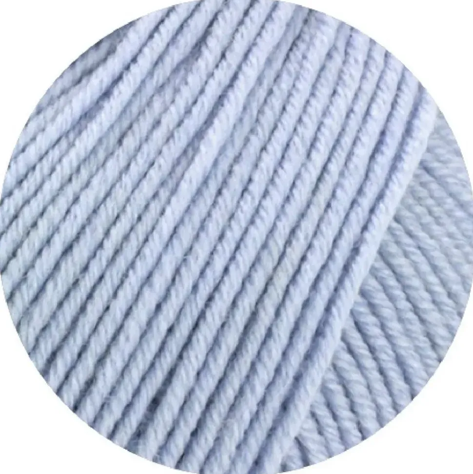 Lana Grossa Häkelwolle Cool Wool Blau 50 g