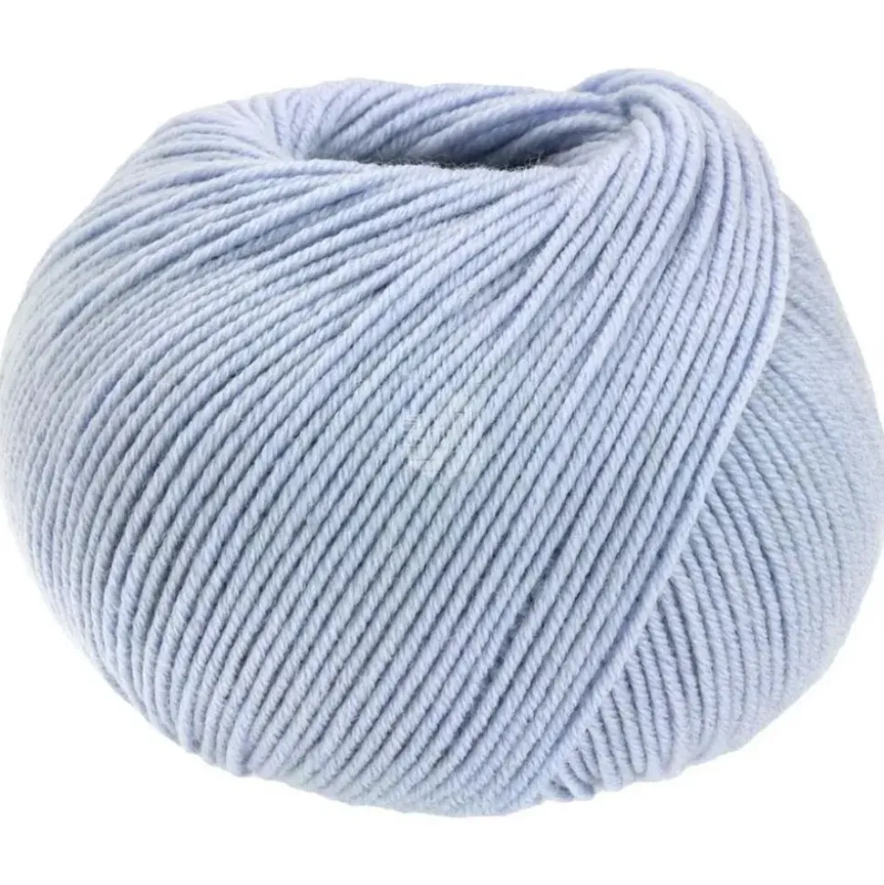 Lana Grossa Häkelwolle Cool Wool Blau 50 g