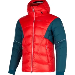 La Sportiva Supercouloir 1000 Down Jkt Daunenjacke Poppy/Storm Blue S