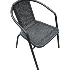 LC Garden Garvista Stapelstuhl Kunststoff schwarz