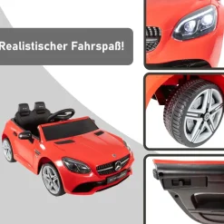 Lemodo Elektroauto Mercedes Elektrofahrzeug rot (nicht verfügbar)