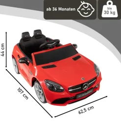 Lemodo Elektroauto Mercedes Elektrofahrzeug rot (nicht verfügbar)