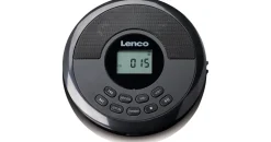 Lenco CD-340BK Tragbarer CD-Player CD, CD-R, CD-RW, MP3, CD, CD-R, CD-RW, MP3 Schwarz
