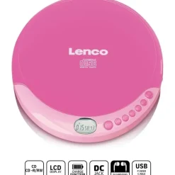 Lenco CD-011 rosa