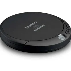 Lenco CD-200 Tragbarer CD-Player CD, CD-RW, MP3 Akku-Ladefunktion Schwarz