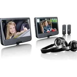 Lenco DVP-1046BK DVD-/Blu-Ray-Spieler DVD Player mit wiederaufladbarem Akku,