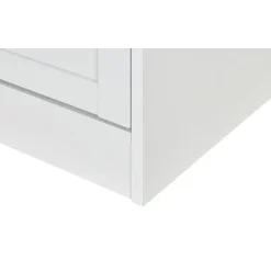 les tendances Drehtürenschrank Landwood 120 x 200 x 51 cm Weiß