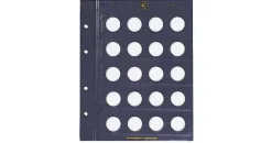 Leuchtturm1917 VISTA Ergänzungsblätter Blanko für VISTA Classic Euroalbum für 2  (Euro) Münzen