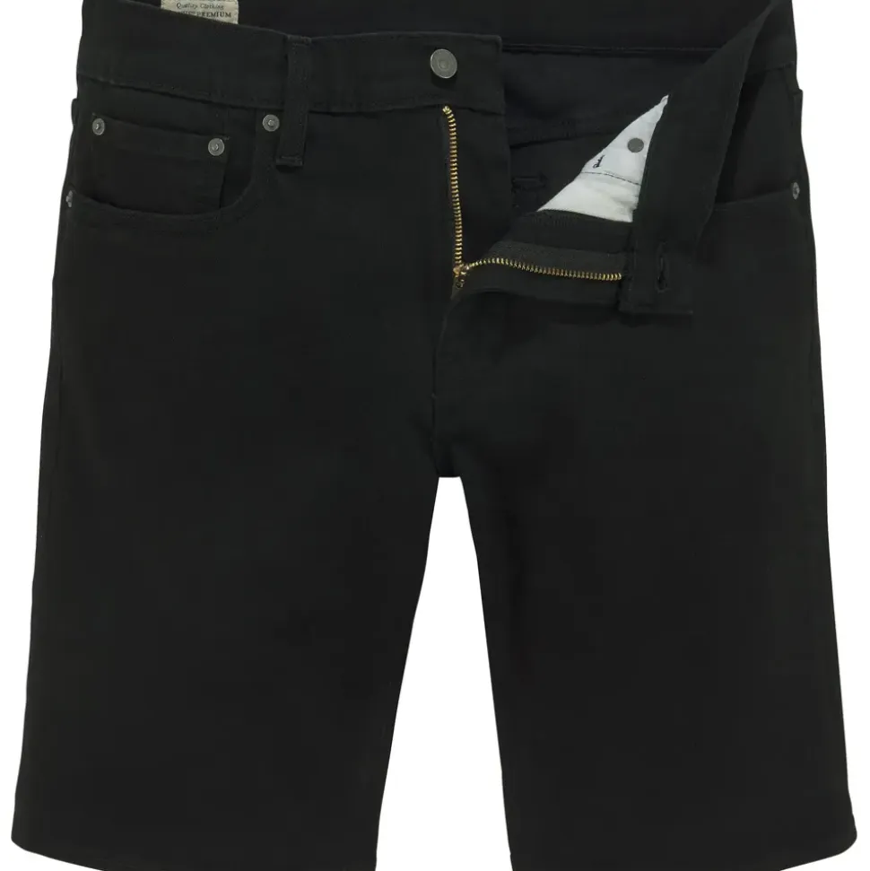 Levi's 405 Standard Kurze Jeans All Black Adv Sho 34 10