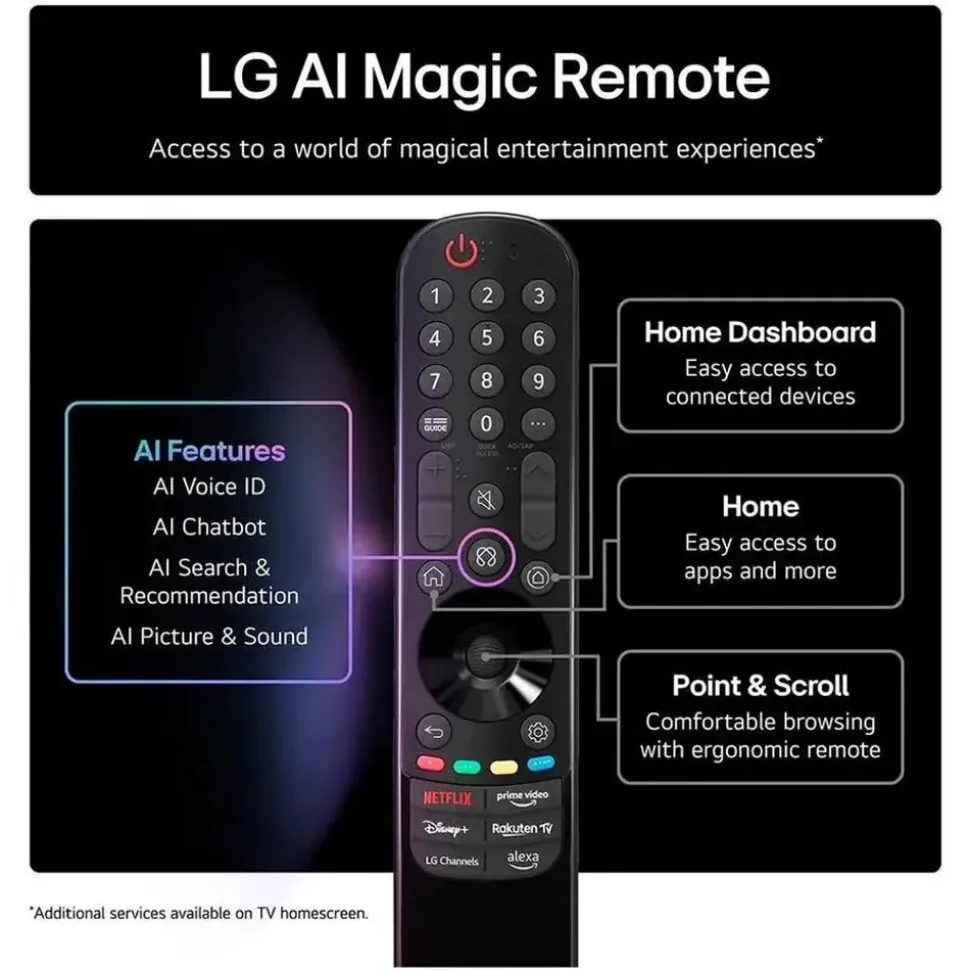 LG C54LA 4K OLED evo AI Smart TV C5