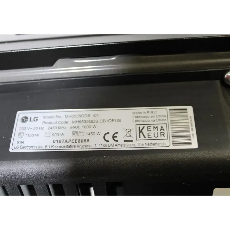 LG NeoChef MH6535GDS 25 L 1000W Schwarz