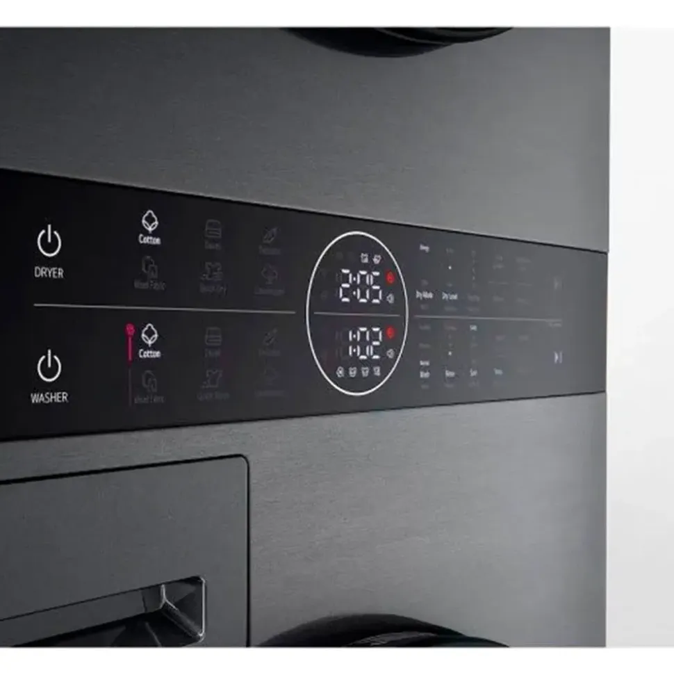 LG WashTower WT1210BBF Wasch/Trocken-Säule (12 kg / 10 kg, 1350 U/min)