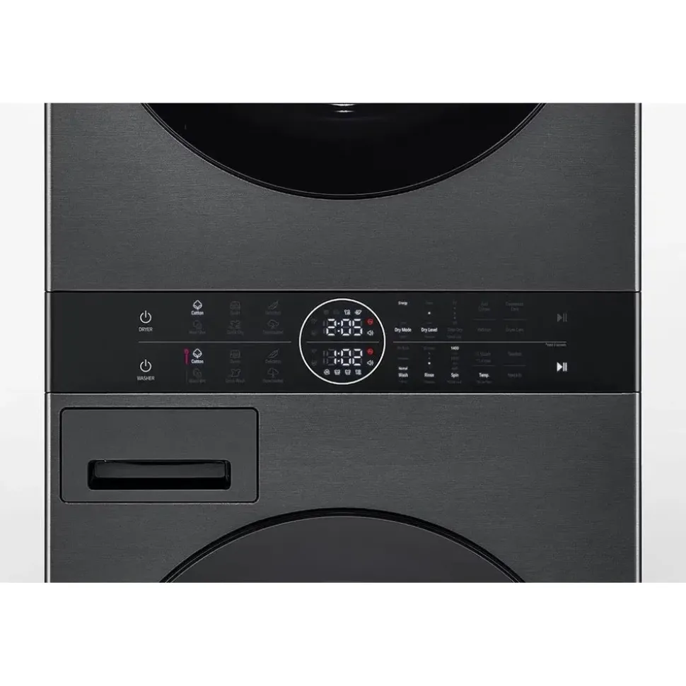 LG WashTower WT1210BBF Wasch/Trocken-Säule (12 kg / 10 kg, 1350 U/min)