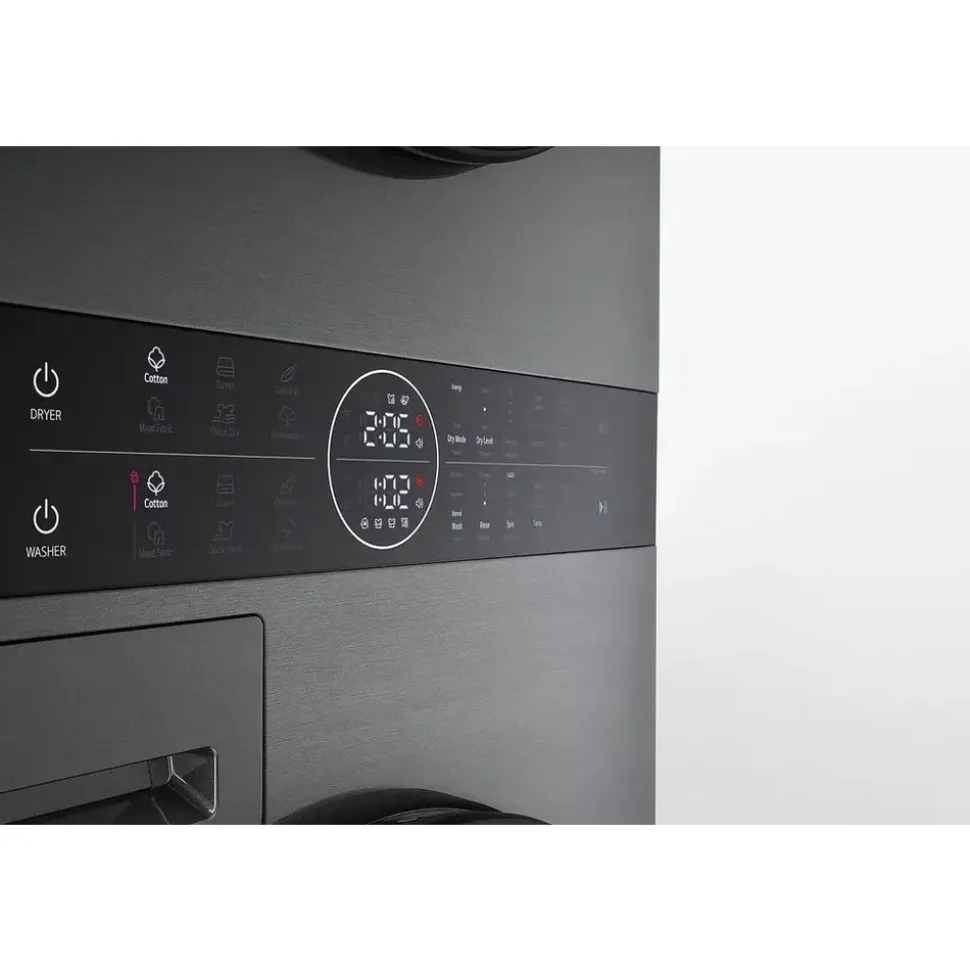 LG WashTower WT1210BBF Wasch/Trocken-Säule (12 kg / 10 kg, 1350 U/min)