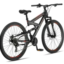 licorne bike gmbh Strong 2D Premium 27,5 Zoll RH 0 cm schwarz/rot