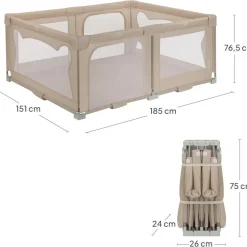 lionelo Florence Laufgitter Beige