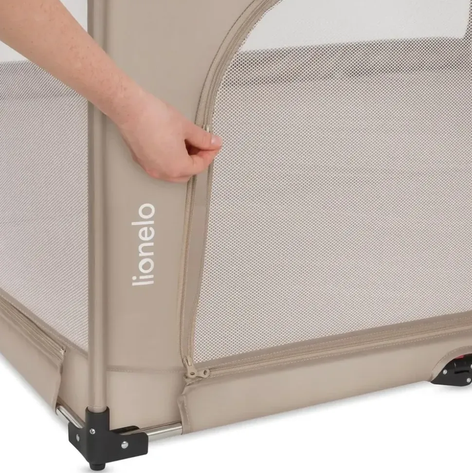lionelo Florence XL Laufgitter, Beige Sand