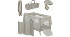 lionelo Stefi Plus Reisebett, Beige Cappuccino