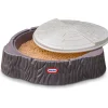 LITTLE TIKES Sandkasten mit Abdeckung braun