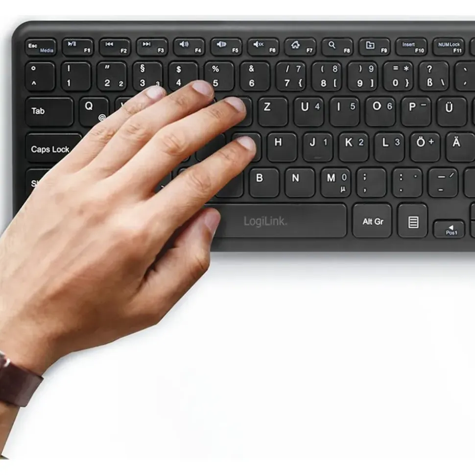 Logilink ID0188 schwarz QWERTZ