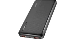 Logilink PA0372 Powerbank 10000 mAh Fast Charge Li-Ion Schwarz Statusanzeige