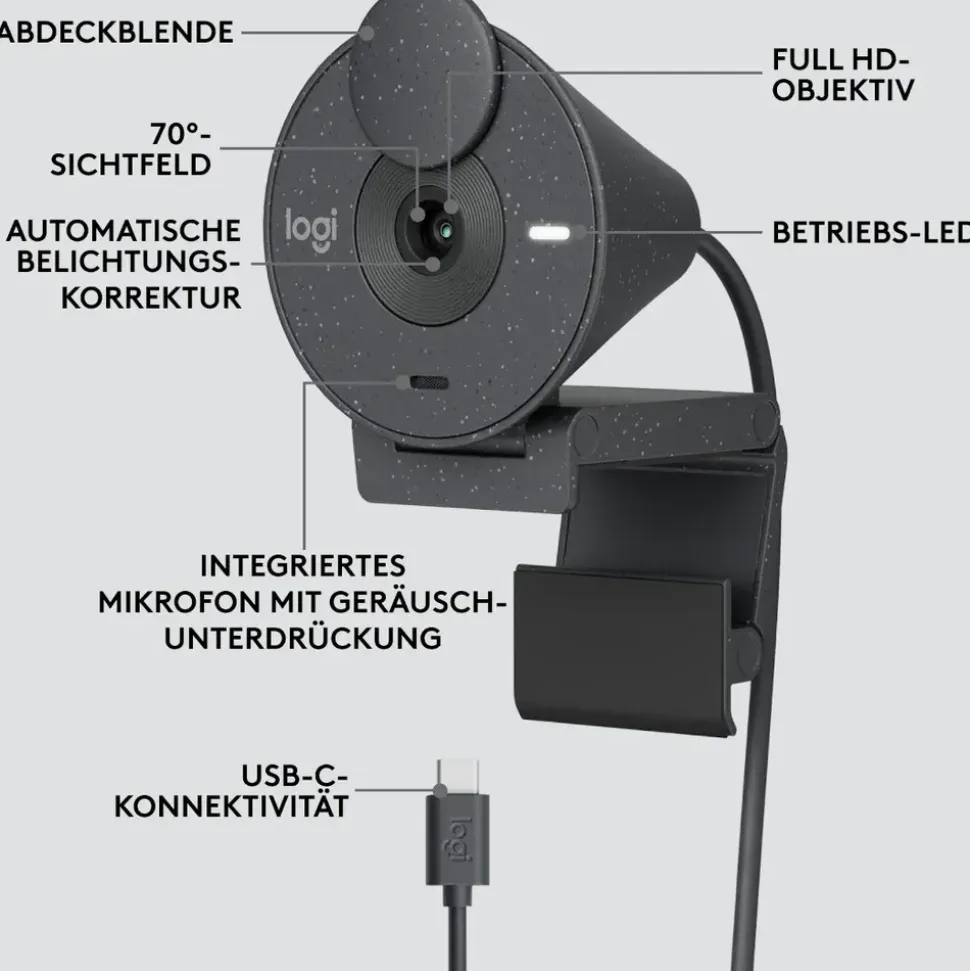 Logitech Brio 300 graphite