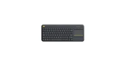 Logitech K400 Plus Wireless Touch Keyboard DE schwarz