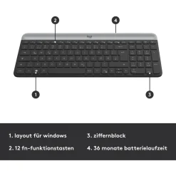 Logitech MK470 Slim Wireless Combo