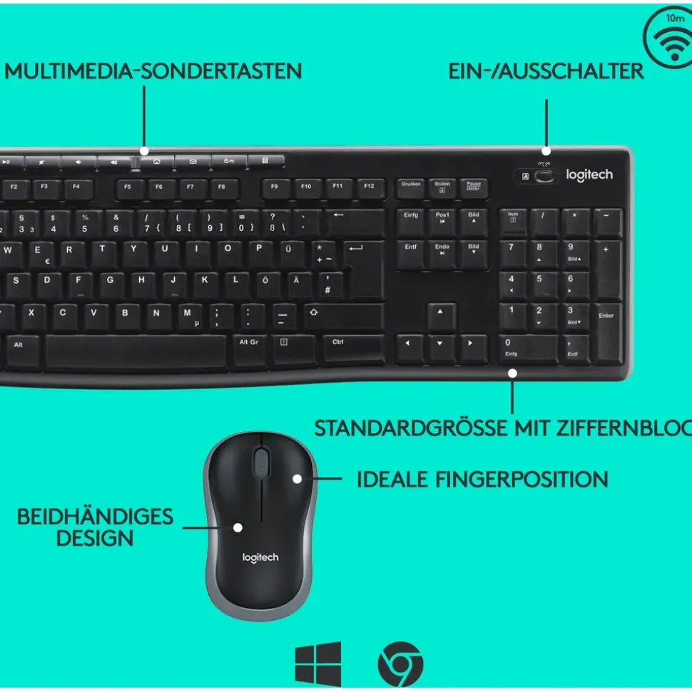 Logitech MK270 Wireless Combo