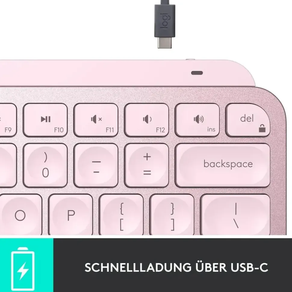 Logitech MX Keys Mini DE rosa