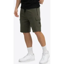 Lonsdale Totton Kurze Hose - Olive / Black - L