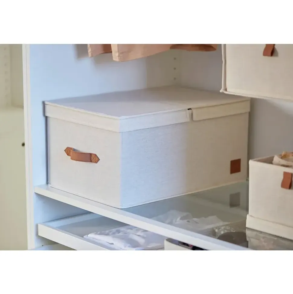 LOVE !T STORE !T Aufbewahrungsbox 50 x 24 x 33 cm 1-tlg. beige