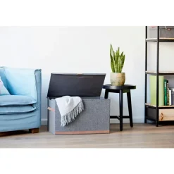 LOVE !T STORE !T Aufbewahrungsbox 62 x 37,5 x 39 cm 1-tlg. grau
