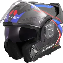 LS2 ADVANT X CARBON FUTURE II Gloss White/Blue