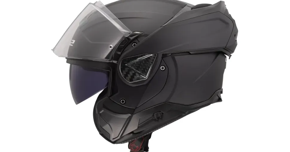 LS2 FF910 Advant II Solid Matt-Schwarz L