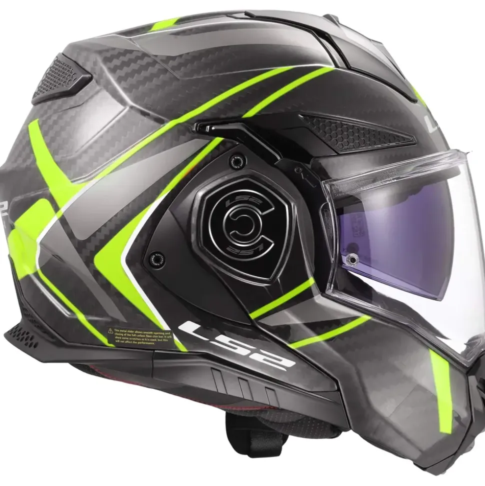 LS2 FF901 Advant X Carbon Future II Gloss Yellow XXL