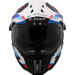 LS2 MX701 Explorer Carbon Frontier II Gloss White Blue XXL