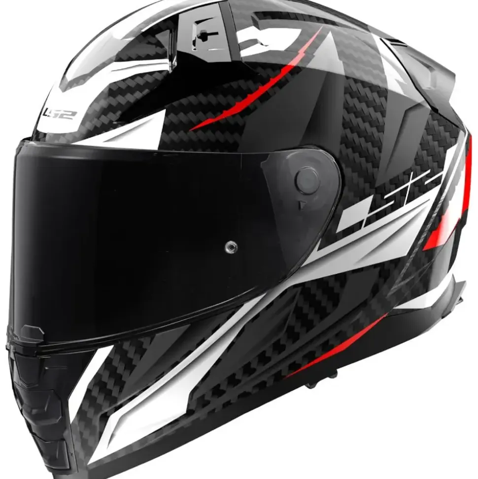 LS2 Vector II Carbon Savage Schwarz/Weiß/Rot M