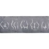 Mad About Mats Badematte Aude, Badvorleger, Duschvorleger, Badezimmerteppich, Läufer, Mit Motiv "Hintern", grau, lustig, waschbar, rutschfest, 100 % Polyamid, weich, rutschfest, maschinenwaschbar, 50 x 150 cm