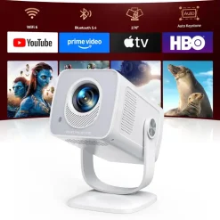 Magcubic Mini Beamer 4K Unterstützt DLP Weiß