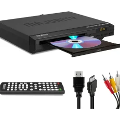 MAJORITY DVD Player für Fernseher, 1080p Upscaling, HDMI & RCA, Region Free