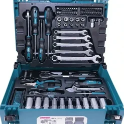 Makita Handwerkzeugset 87-tlg. im Makpac Gr. 1 blau